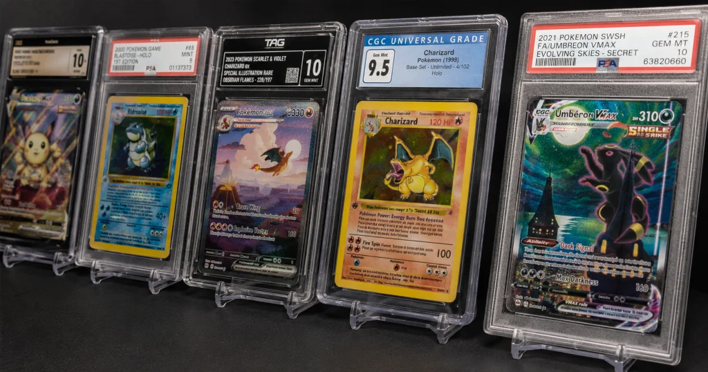 เกรดการ์ด TCG Pokemon PSA slab นักสะสมไทย